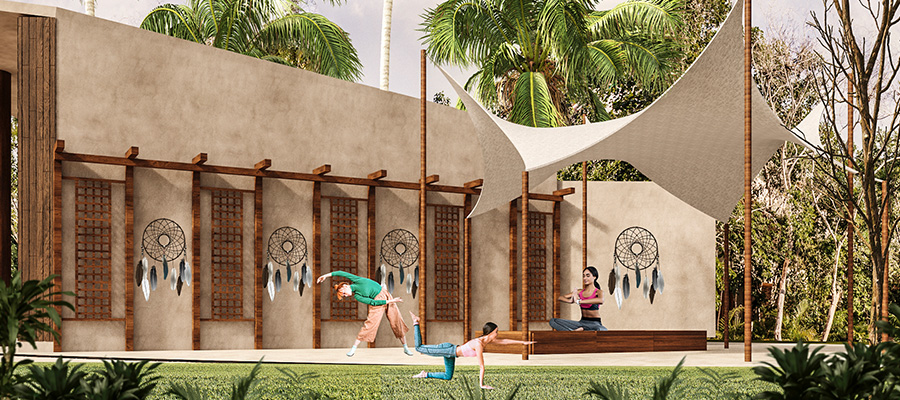 Área de yoga - Ocean Village