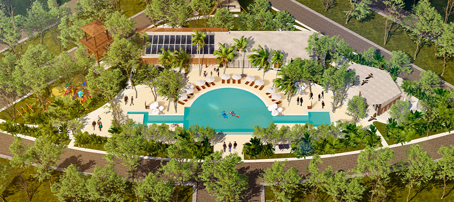 Áreas comunes vista aérea - Ocean Village_