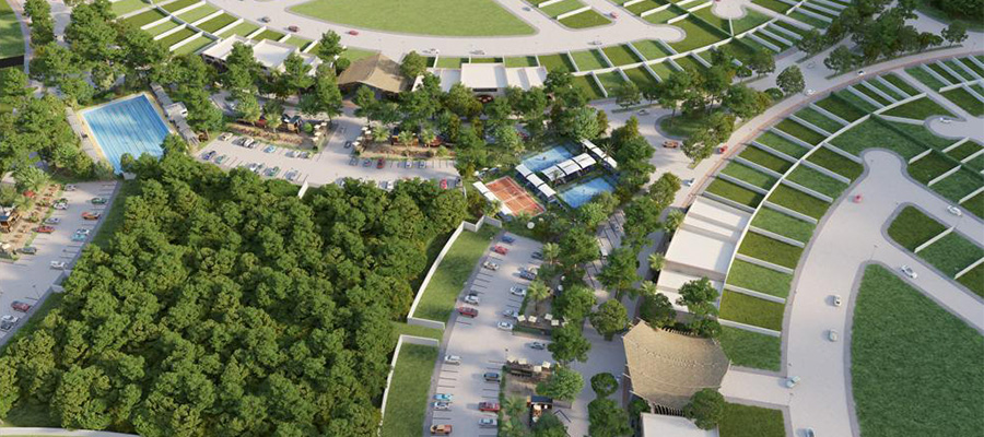 Render Vista Aerea Amenidades