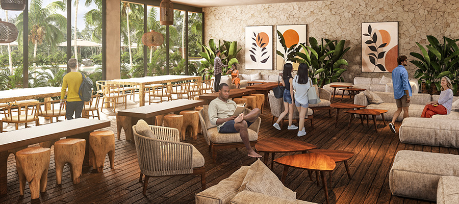 Salón de usos multiples interior 2- Ocean Village